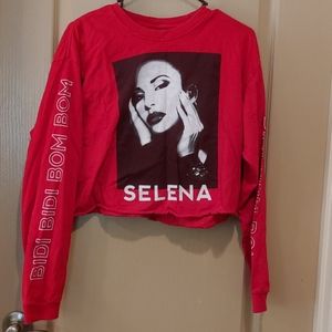 Official Selena crop long sleeve